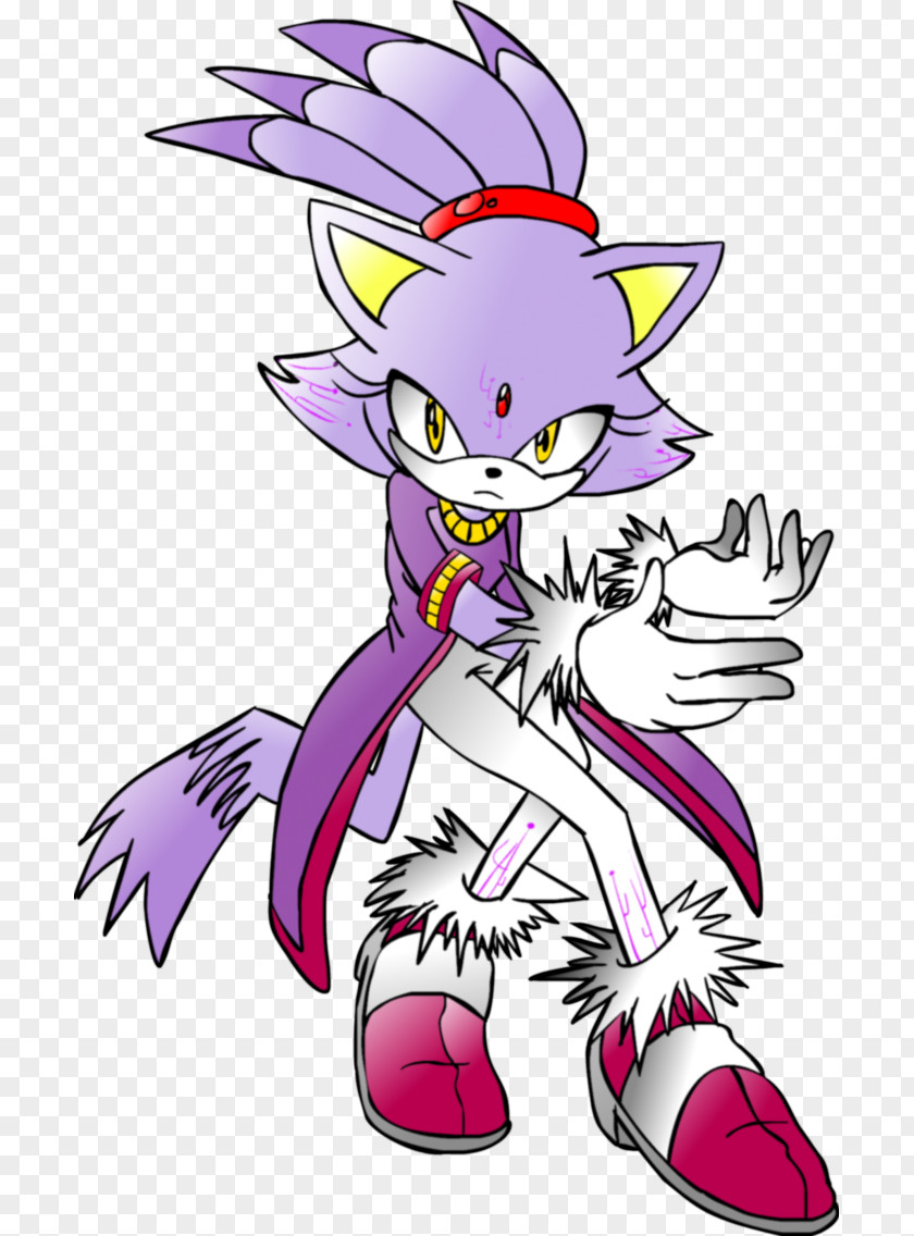 Blaze The Cat Clip Art PNG