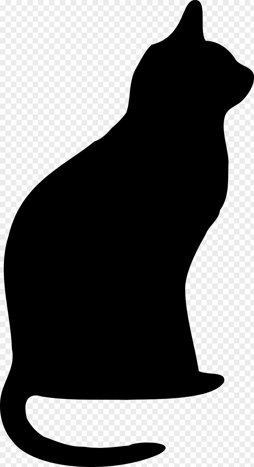 Cat Silhouette Clip Art PNG