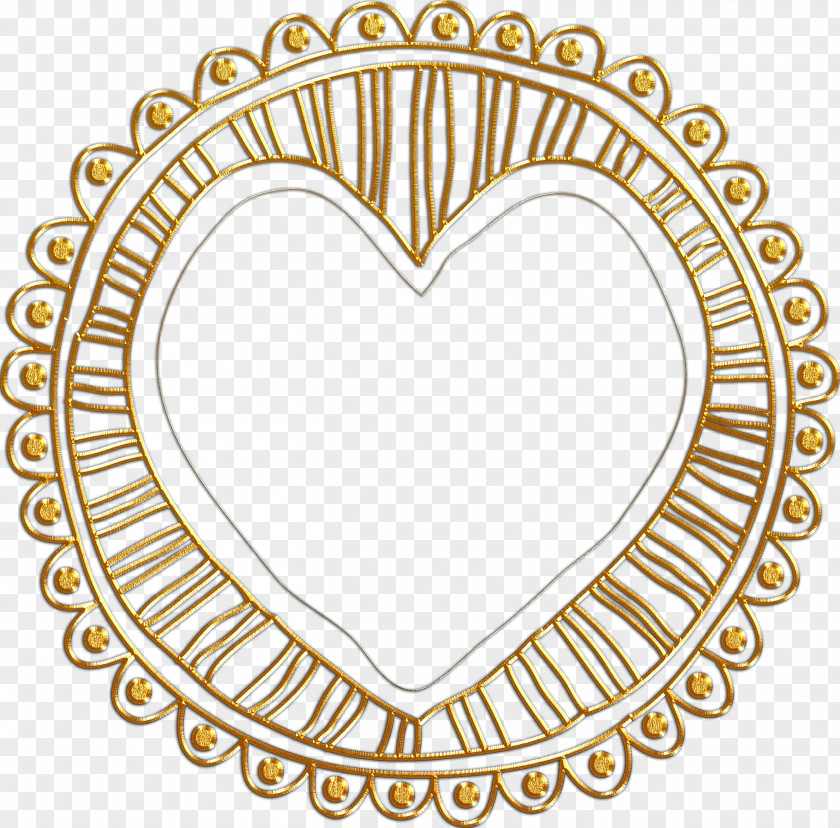 Gold Frame Picture Frames February Clip Art PNG
