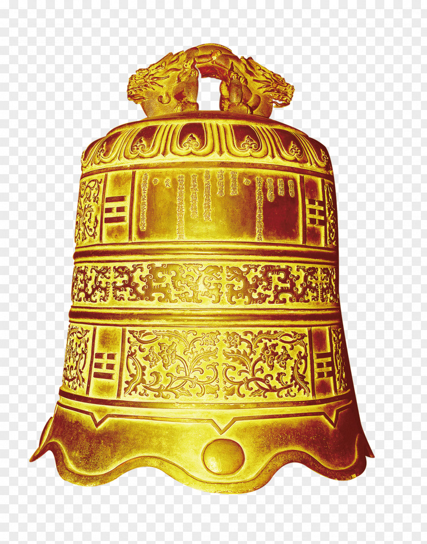 Golden Bell Big Ben PNG