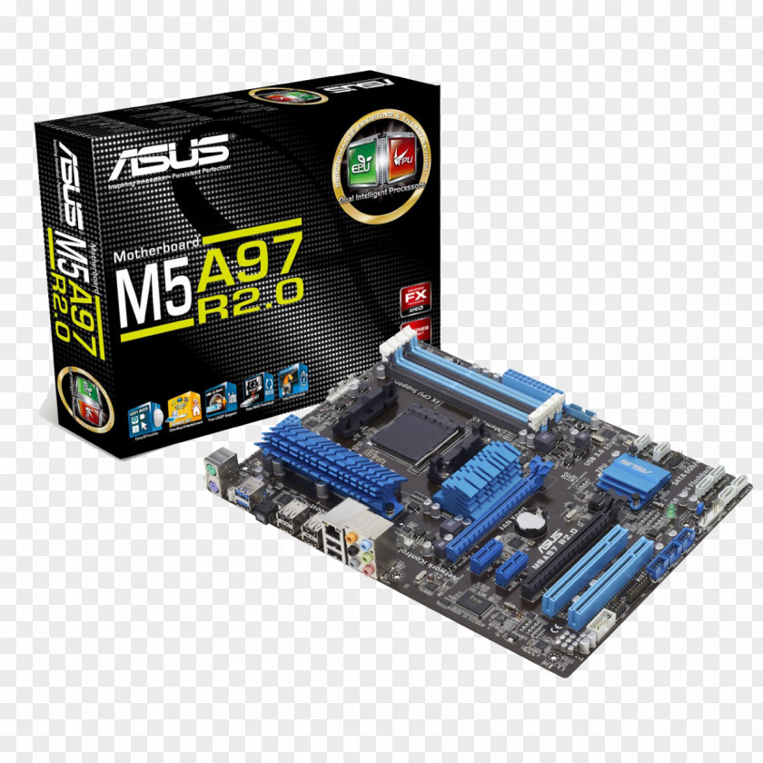 Motherboard Socket AM3+ ASUS M5A97 LE R2.0 ATX PNG