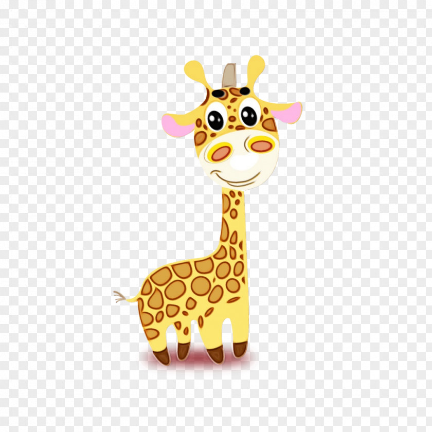 Sticker Stuffed Toy Watercolor Animal PNG