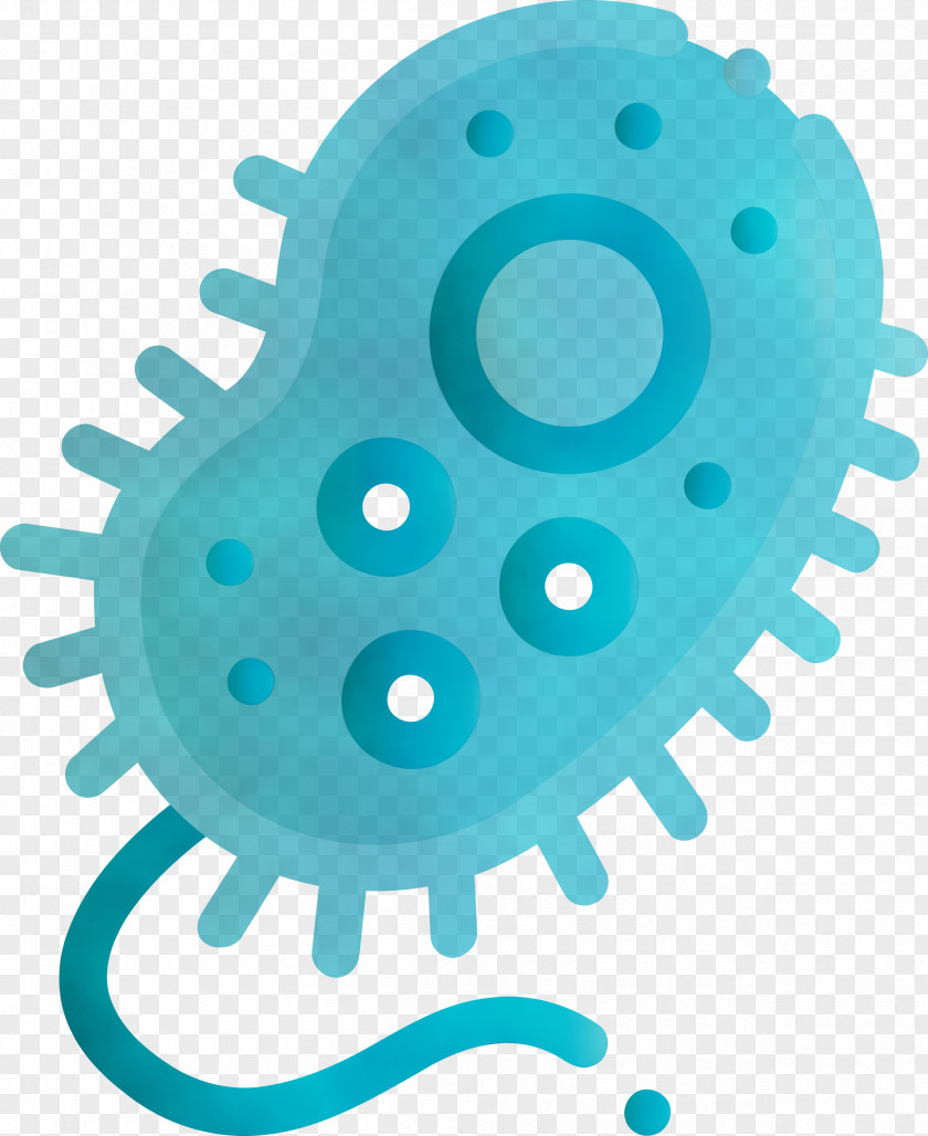 Turquoise Gear PNG