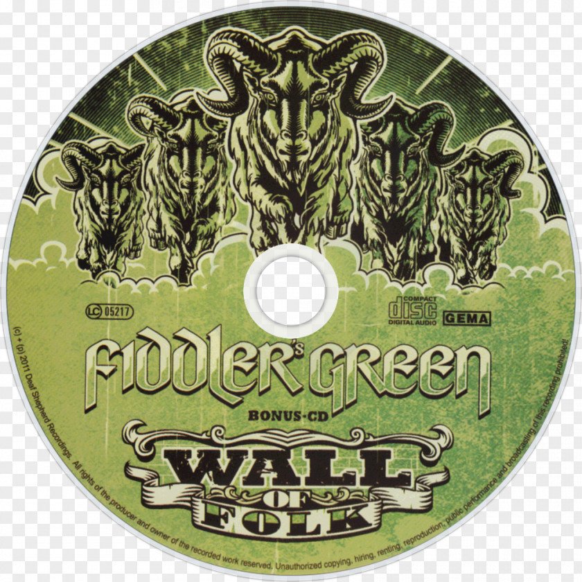 Dvd Wall Of Folk Fiddler's Green Compact Disc DVD Logo PNG