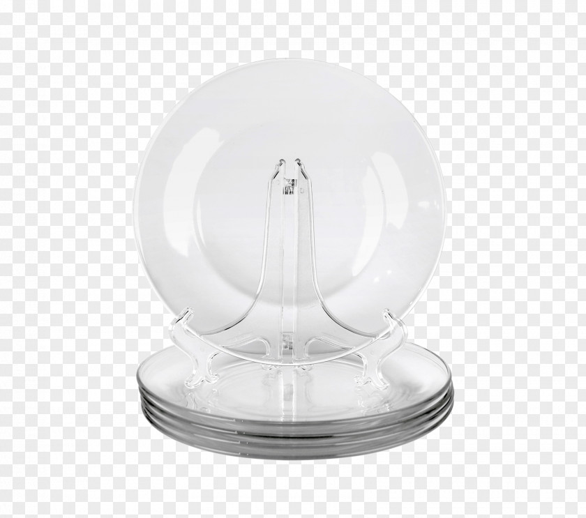 Glass Plate Silver PNG