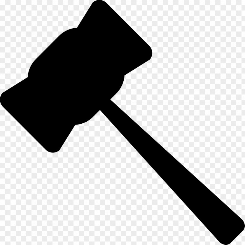 Hammer Gavel Silhouette PNG