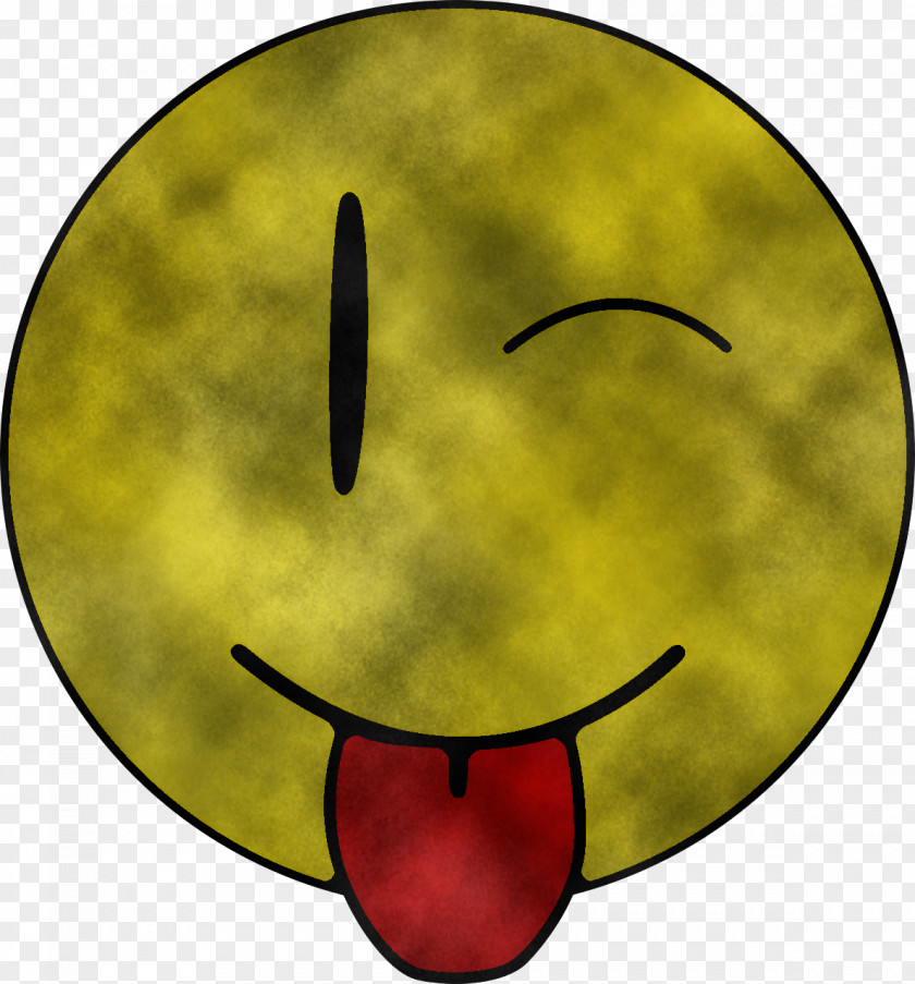 Yellow Smiley Circle Handball Fruit PNG
