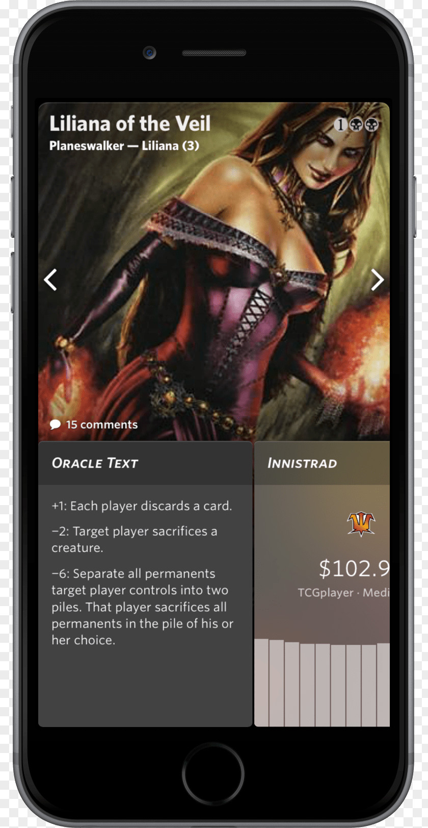 Magic: The Gathering – Duels Of Planeswalkers Liliana Veil Liliana, Last Hope Planeswalker Innistrad PNG