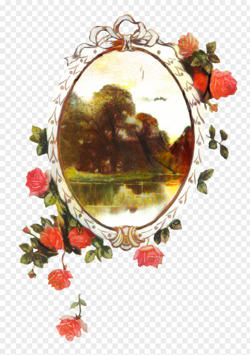 Watercolor Paint Plant Floral Frame PNG