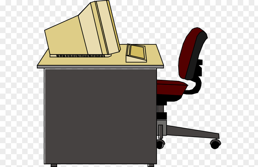 Bean Cliparts Desk Computer Office Clip Art PNG