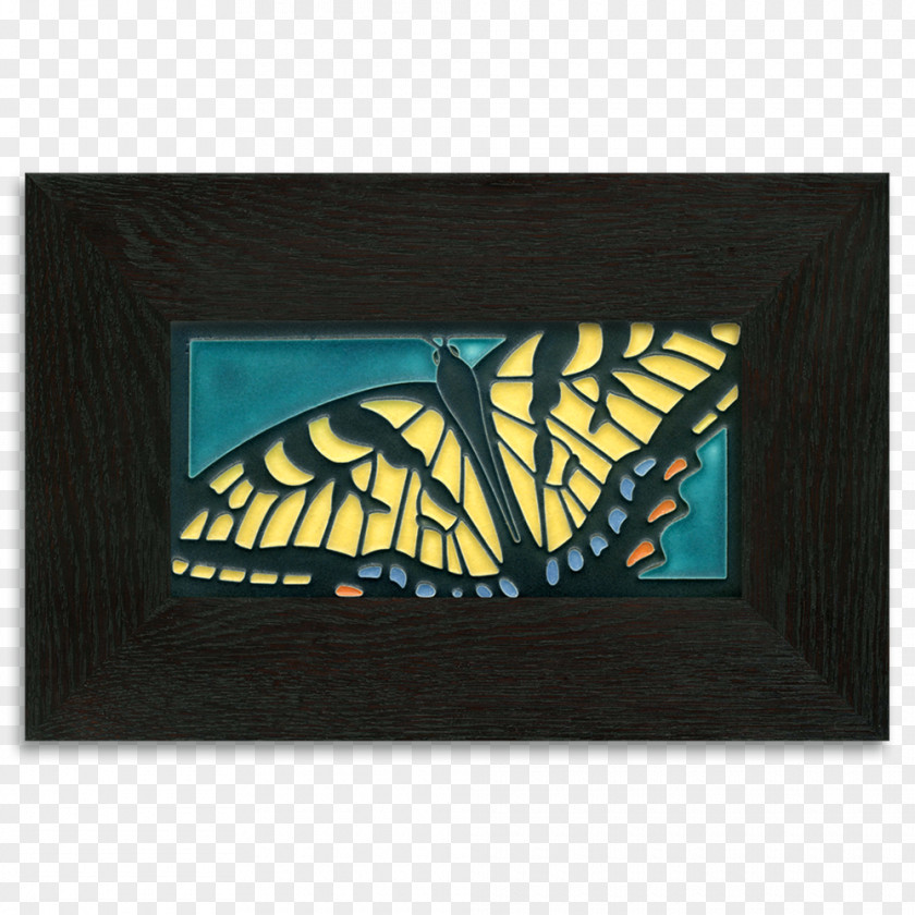 Butterfly Monarch Swallowtail Old World Glass PNG