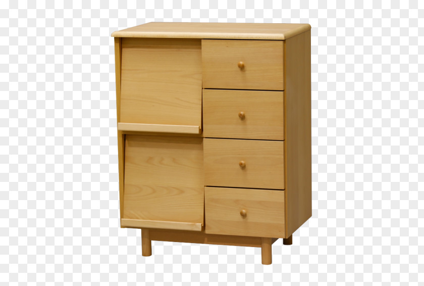 Drawer Wood Veneer Beach Bedside Tables PNG