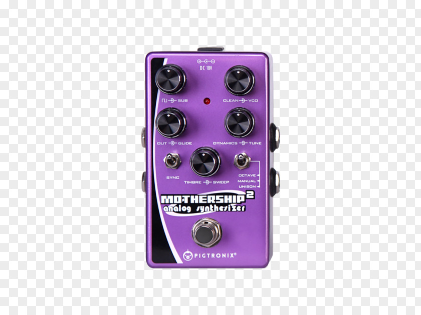 Electric Guitar Mothership 2 Analog Synthesizer Effects Processors & Pedals Pigtronix Philosopher's Tone Micro Sound Synthesizers PNG