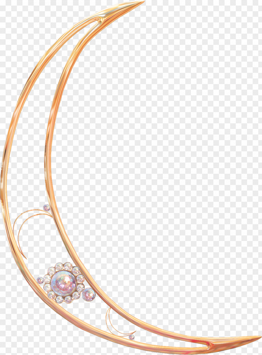 Moon Jewelry Clip Art PNG