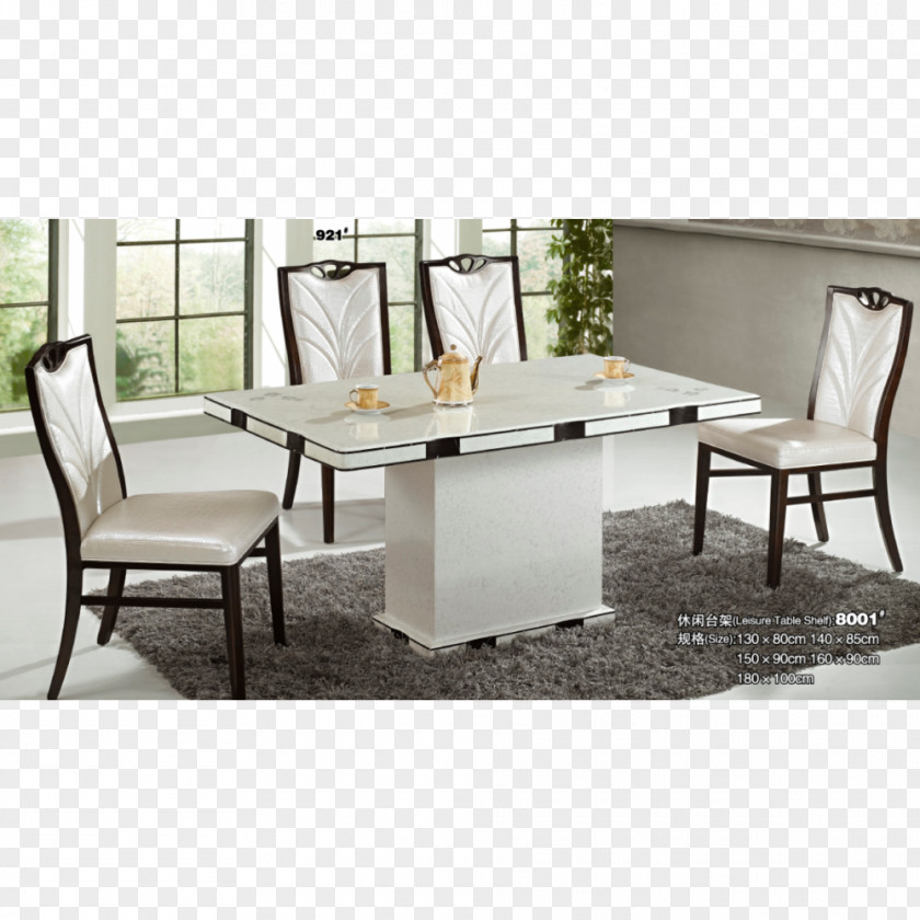 Table Dining Room Chair Matbord Furniture PNG