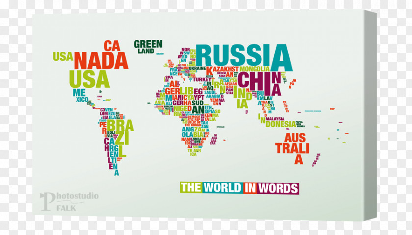 World Map Word Earth PNG