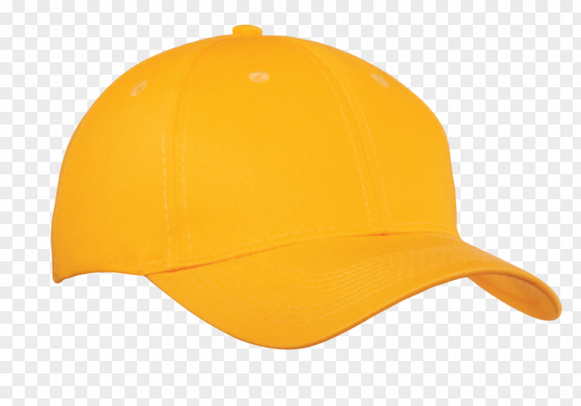 Yellow And Black Twill Baseball Cap Hat Fullcap Clothing PNG