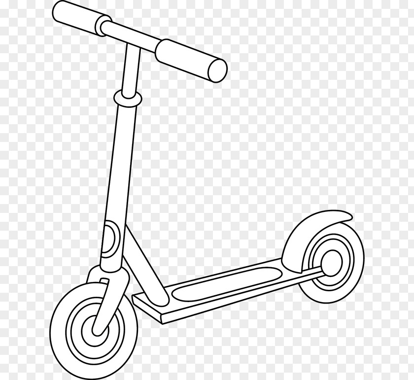 Freestyle Kick Scooter Coloring Book Drawing Car Transport PNG
