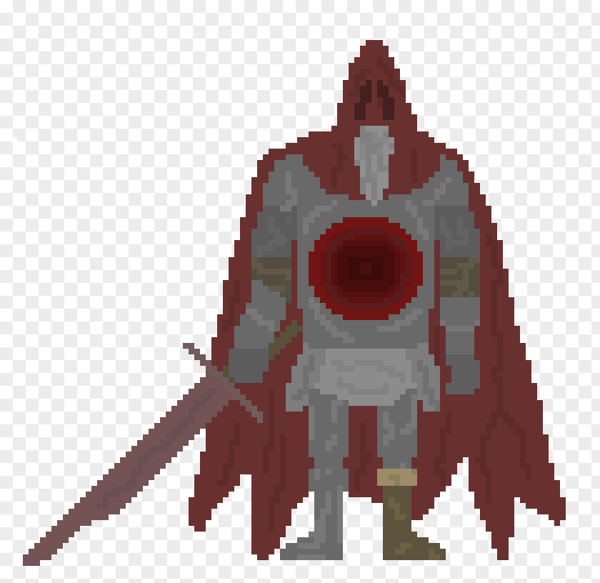 Knight Pixel Sprite Character PNG