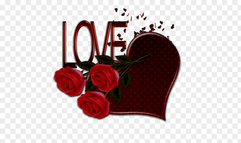 Lovely Text Love Valentine's Day Heart Clip Art PNG