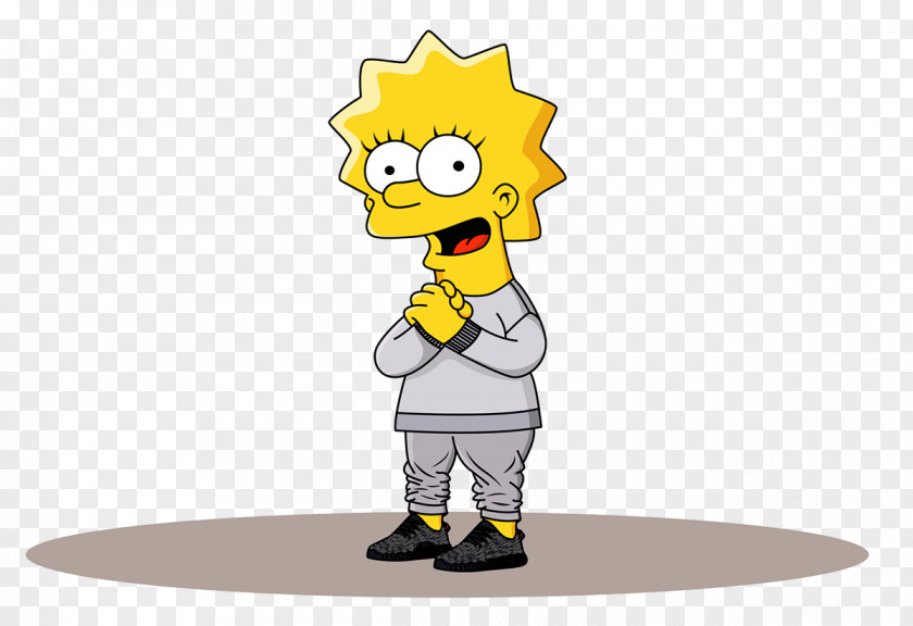 Simpsons Bart Simpson Milhouse Van Houten Adidas Yeezy Shoe PNG