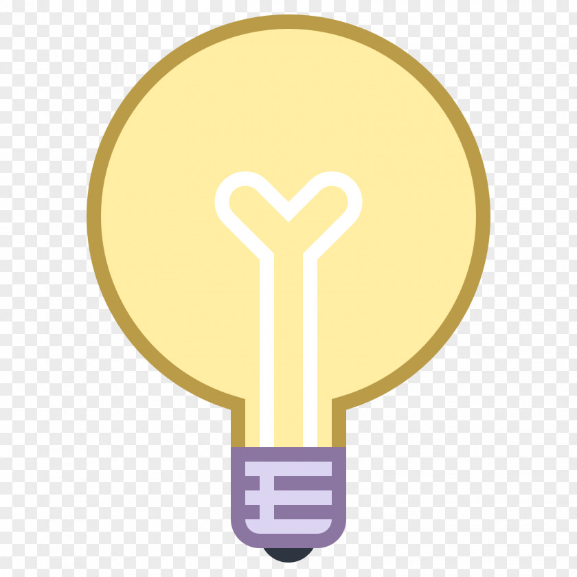 Bulb Symbol Font PNG