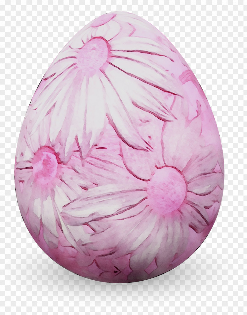 Easter Egg Pink M Oval PNG
