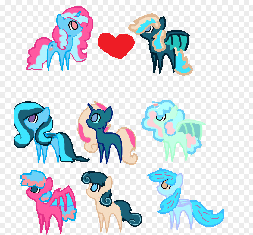 Fairy Floss Horse Graphic Design Clip Art PNG