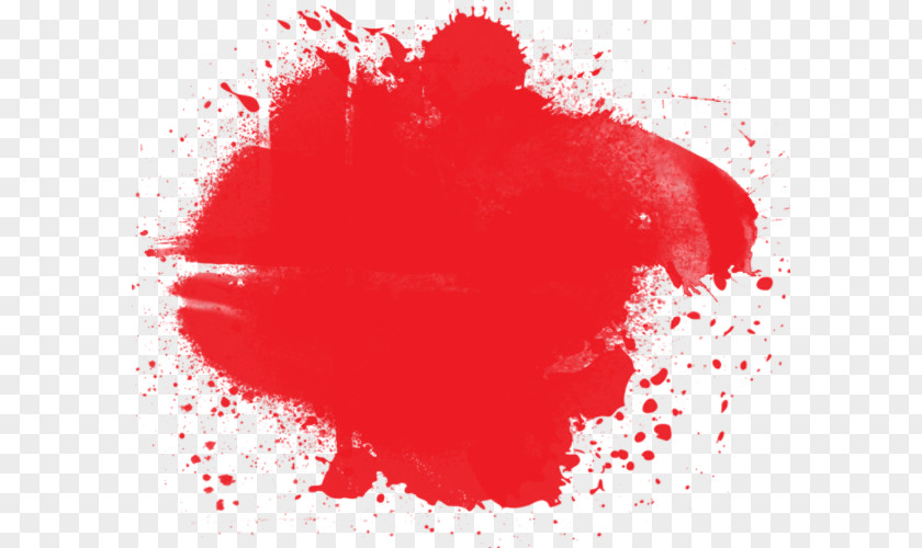 Puddle Blood Red Heart Horror PNG
