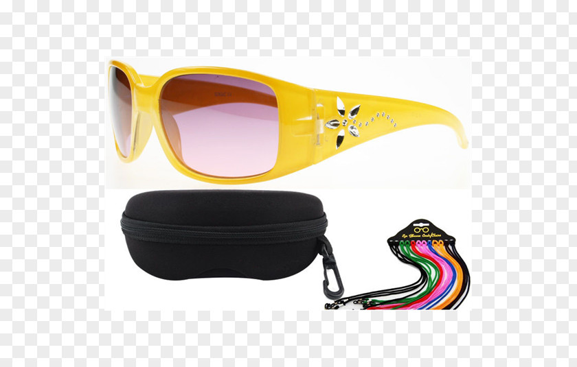 Sunglasses Goggles Yellow PNG