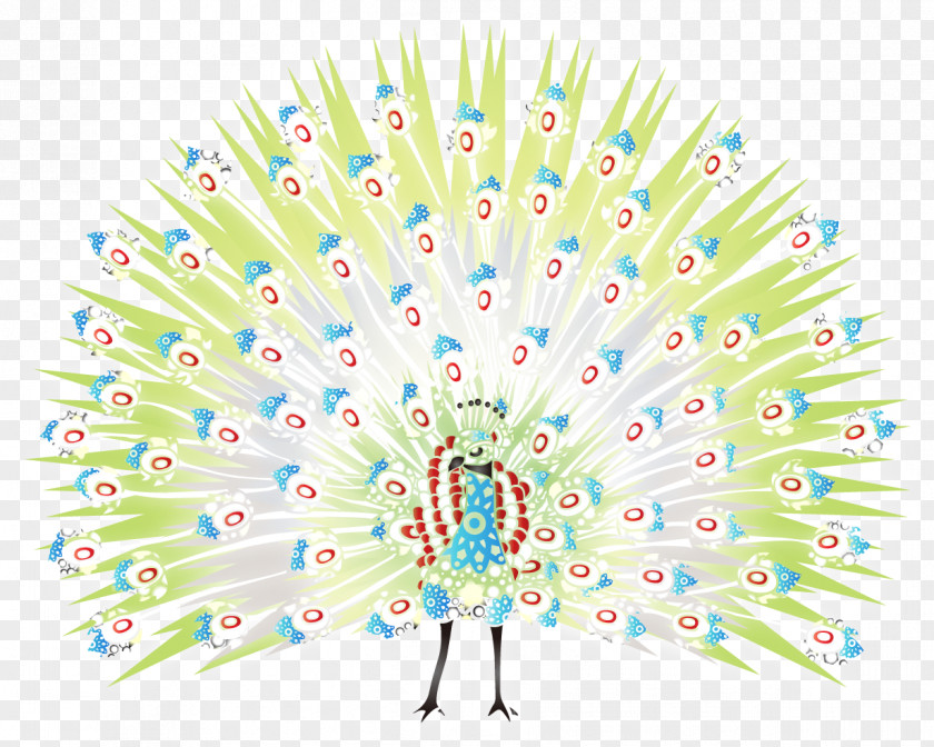 Fantasy Illustration Peacock Peafowl PNG