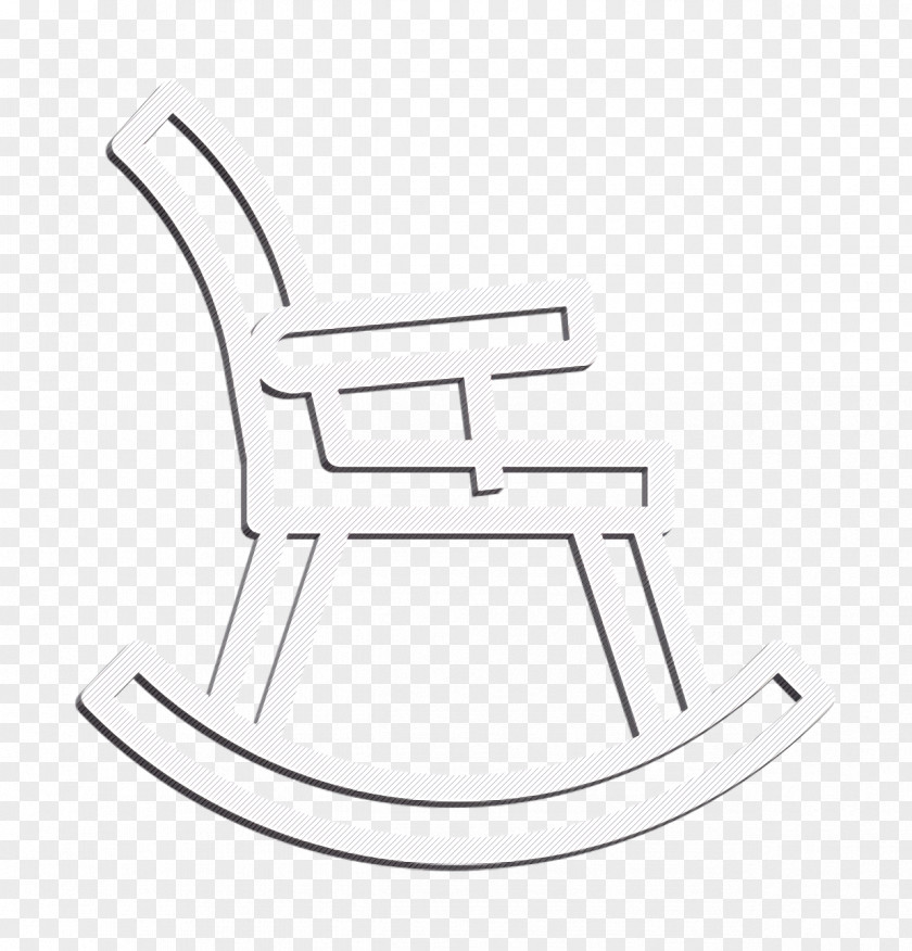 Home Decoration Icon Rocking Chair Chill PNG