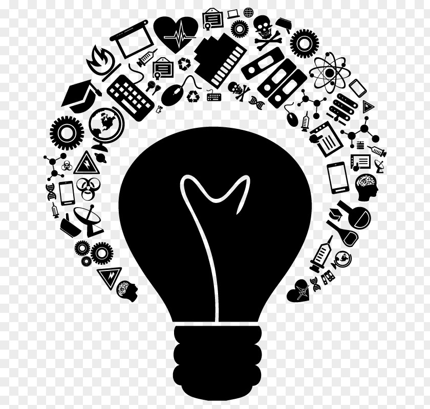 Ideas Foco Idea Incandescent Light Bulb Sticker PNG