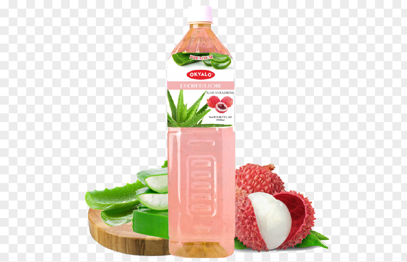 Aloe Vera Pulp Juice Jugo De Drink Nutrient PNG