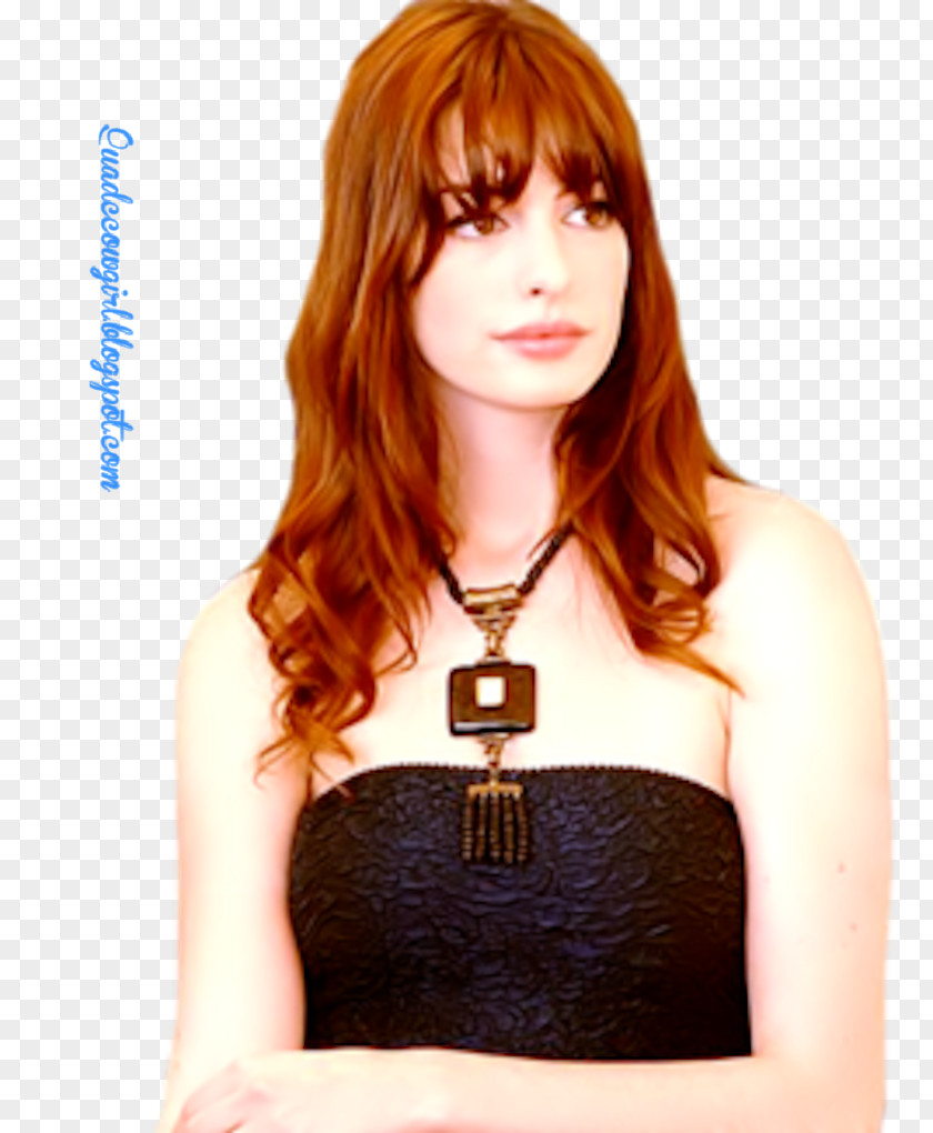 Anne Hathaway Catwoman Hairstyle Red Hair Pixie Cut PNG