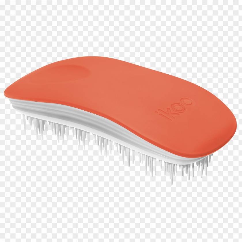 Brush Strokes Orange Hair Ikoo Comb PNG