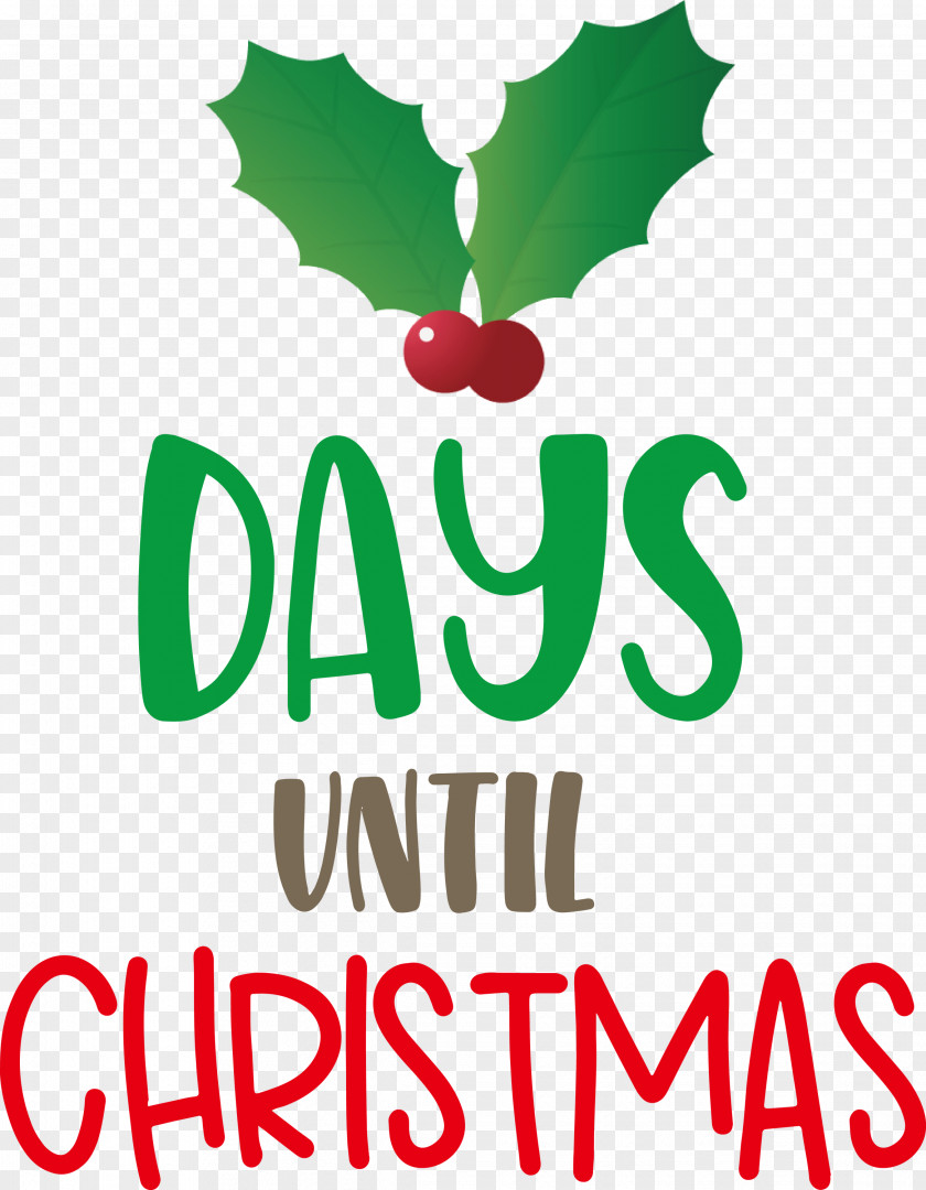 Days Until Christmas Xmas PNG