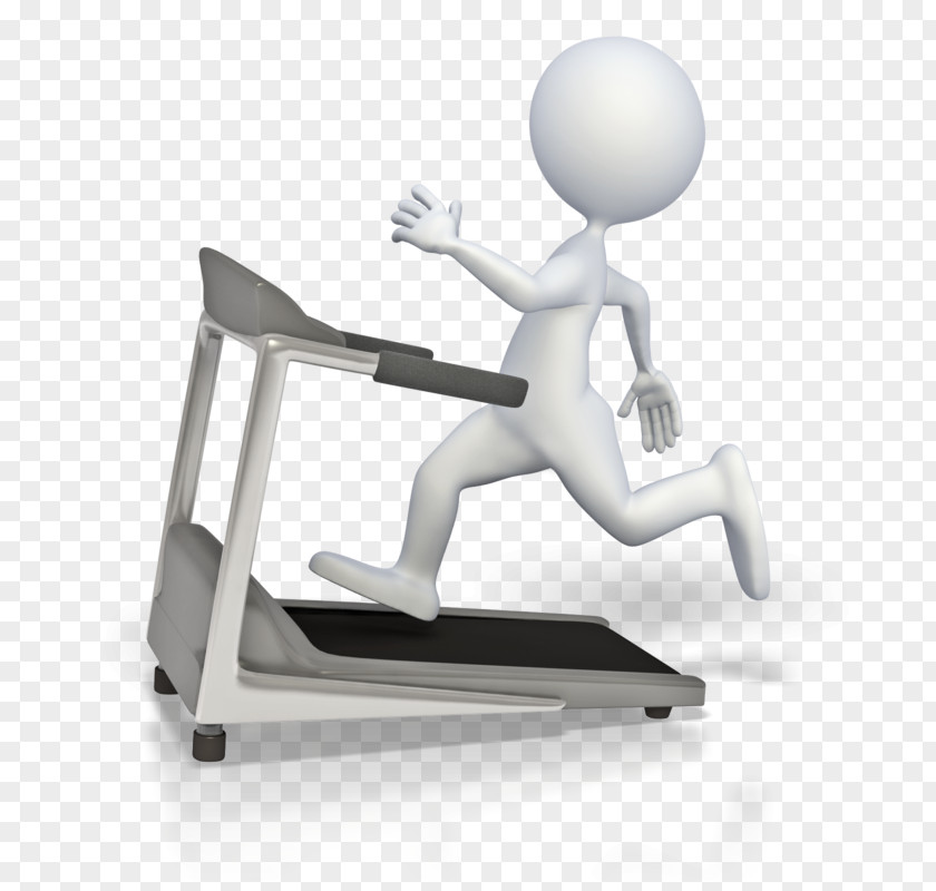 Figure Running Stick Treadmill Physical Exercise Clip Art PNG