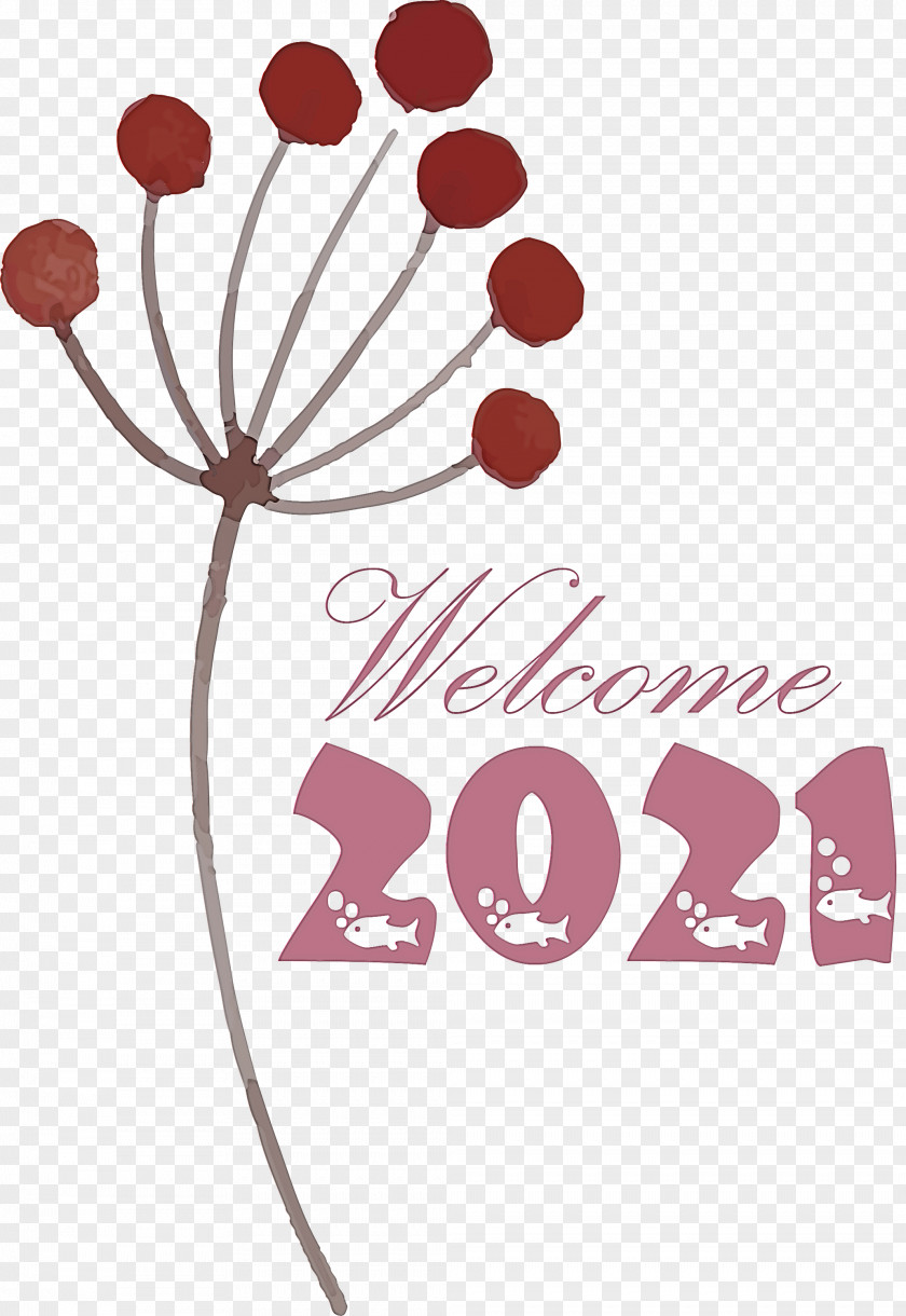 Happy New Year 2021 Welcome Hello PNG