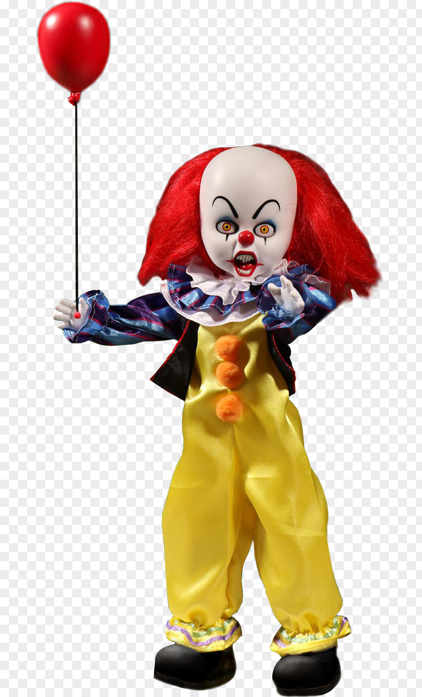 Pennywise The Clown It Living Dead Dolls Mezco Toyz Action & Toy Figures PNG