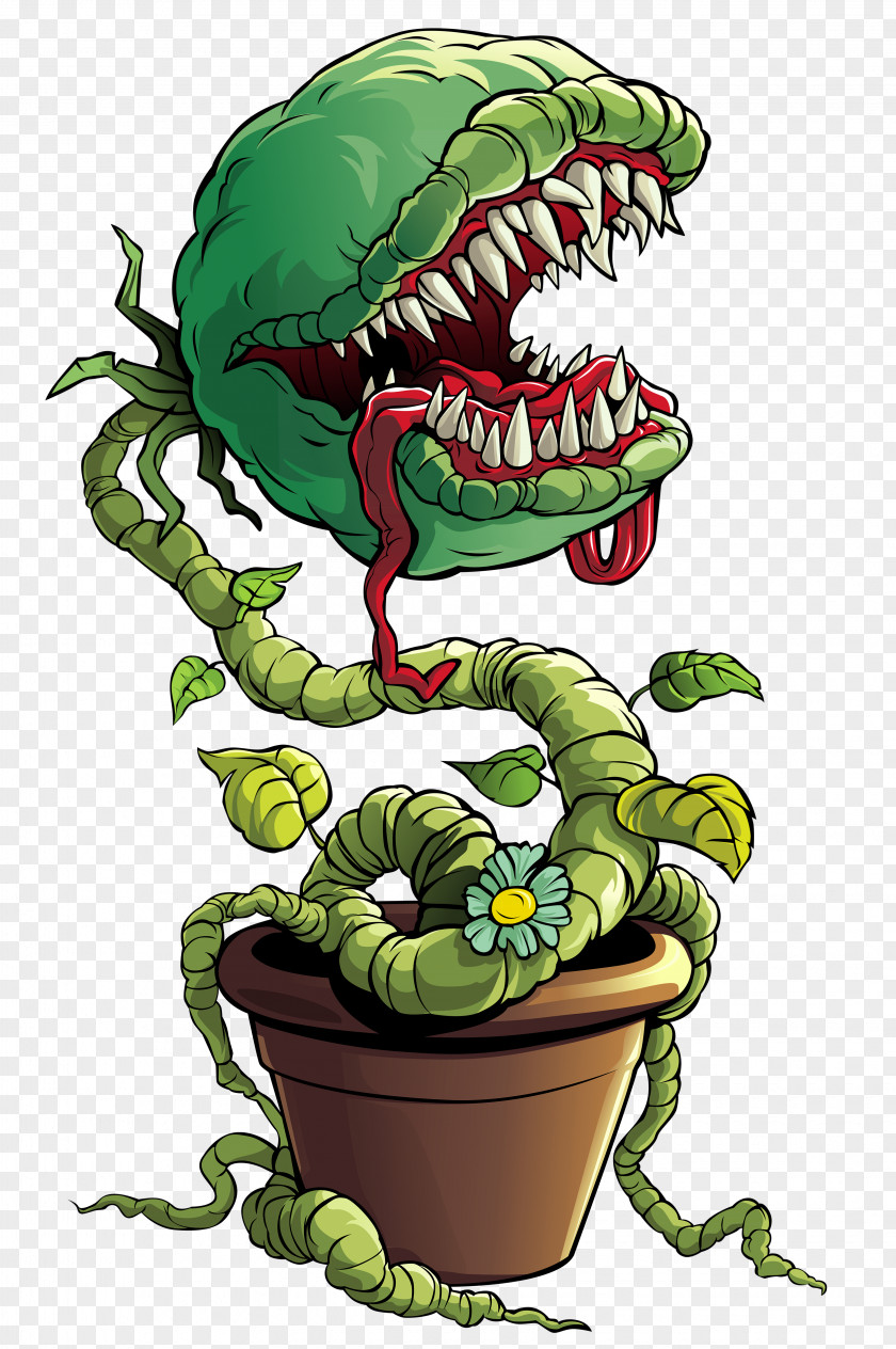 Venus Fly Trap Plant Monster Clip Art Image Frankenstein Flytrap PNG