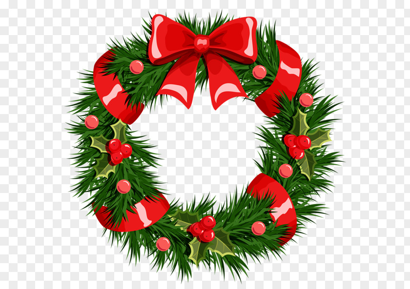 Xmas Wreath Cliparts Christmas Garland Clip Art PNG