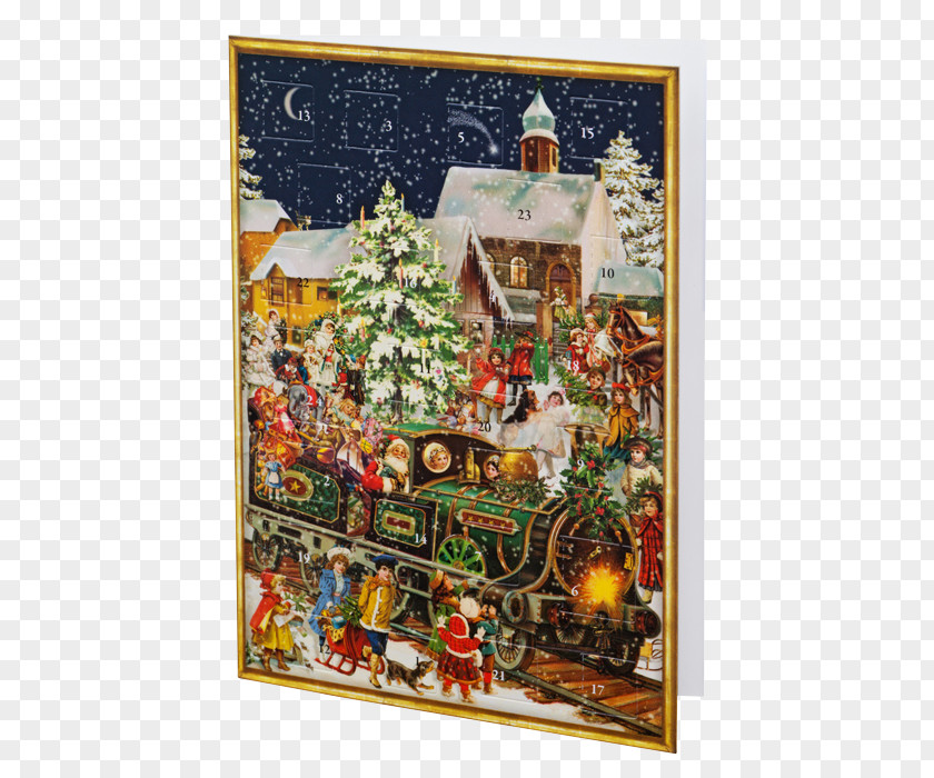 Advent Calendars Christmas Card Santa Claus PNG