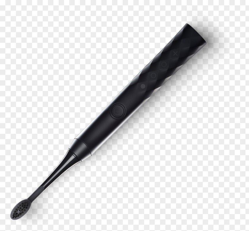 Black Brush Gel Pen Ballpoint Paper Writing Implement PNG
