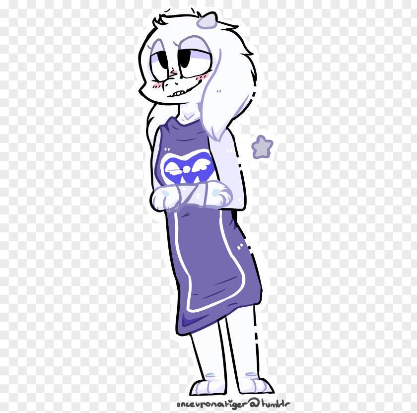 Fat Toriel Line Art Cartoon Human Behavior Clip PNG