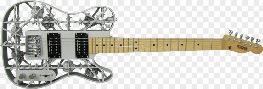 Heavy Metal Acoustic-electric Guitar 3D Printing Musical Instruments PNG
