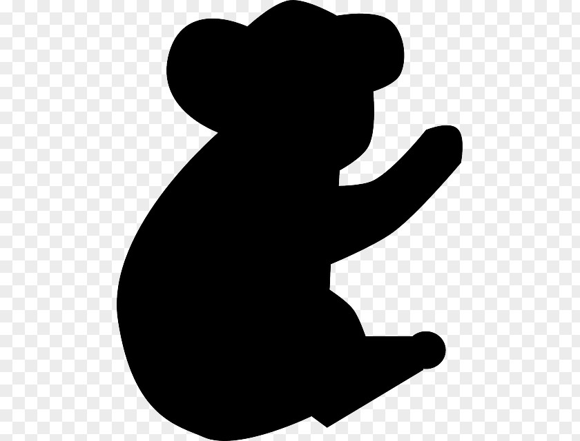 Koala Silhouette Australia Giant Panda Clip Art PNG