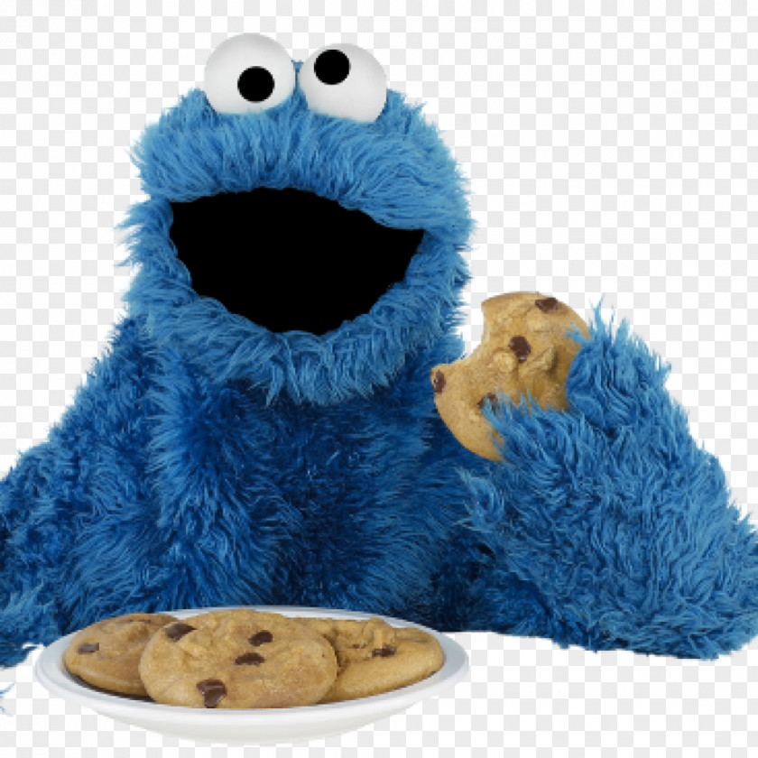 Big Bird Transparent Cookie Monster Biscuits Chocolate Chip Eating How Many Cookies? PNG