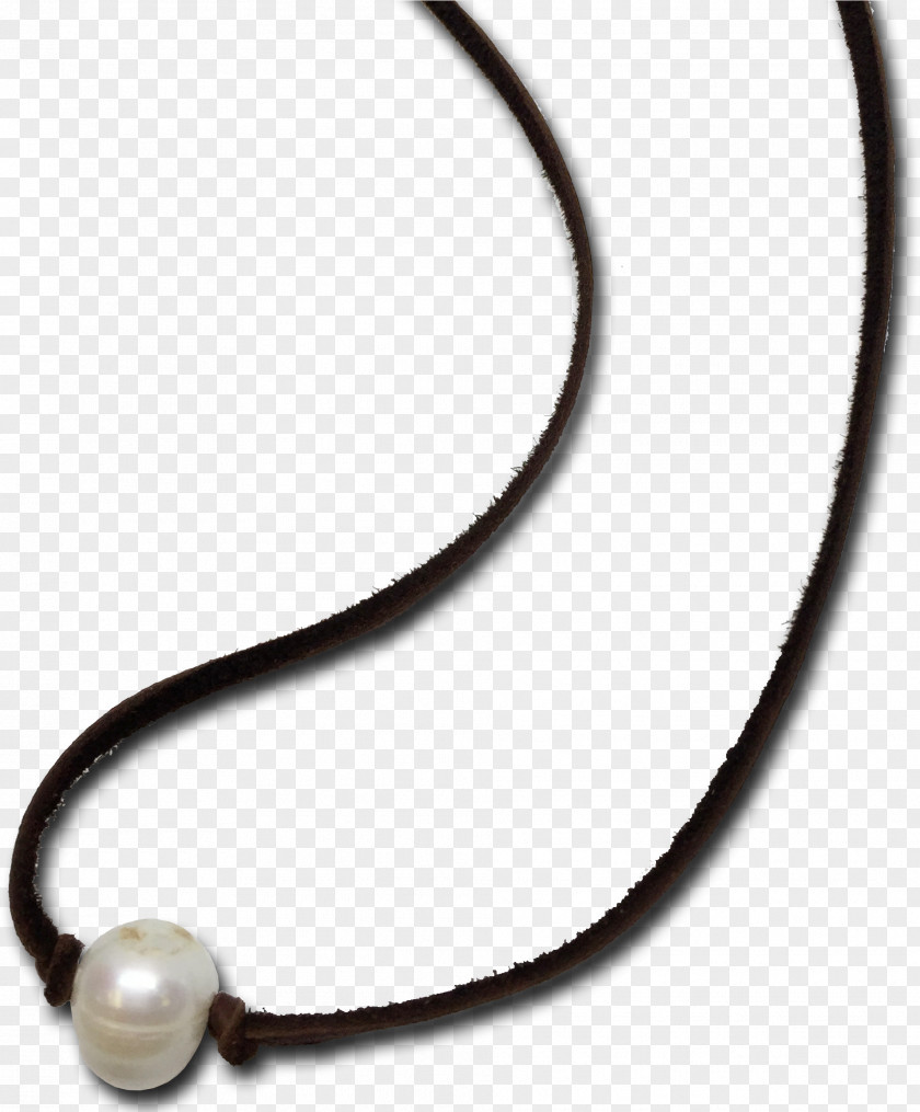 Body Jewelry Single Pearl Necklace Gold Jewellery PNG