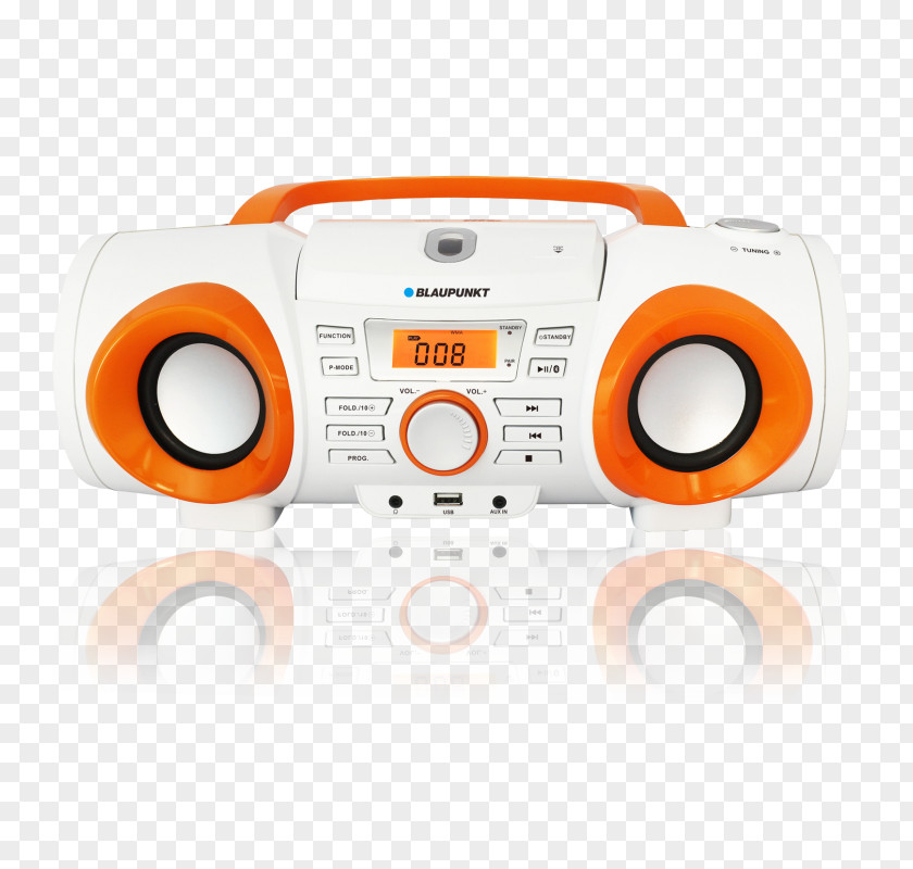 Cosmetic Advertising Blaupunkt Compact Disc Tuner Boombox Radio PNG